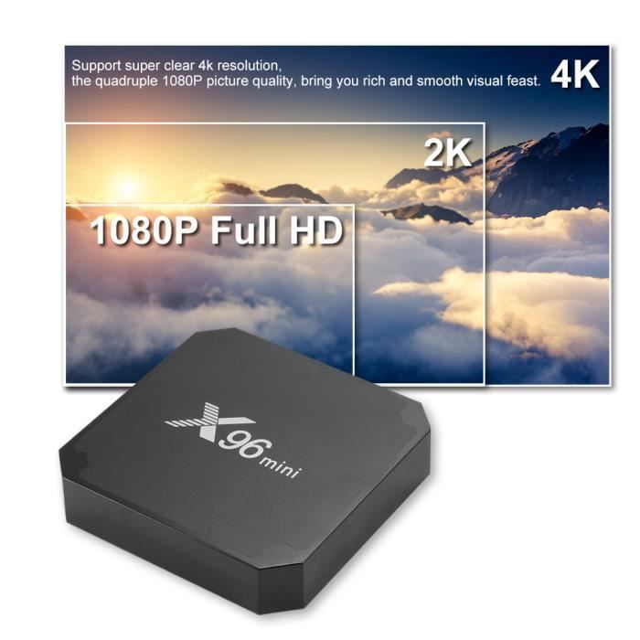 X96 Mini Android TV Box Android 7.1 TV Box Amlogic S905W Quad-Core 2GB+16GB 4K HD WIFI Media Player AH373