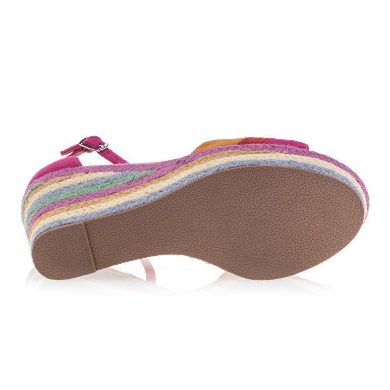 Dámské růžové espadrilky s lanovou podrážkou