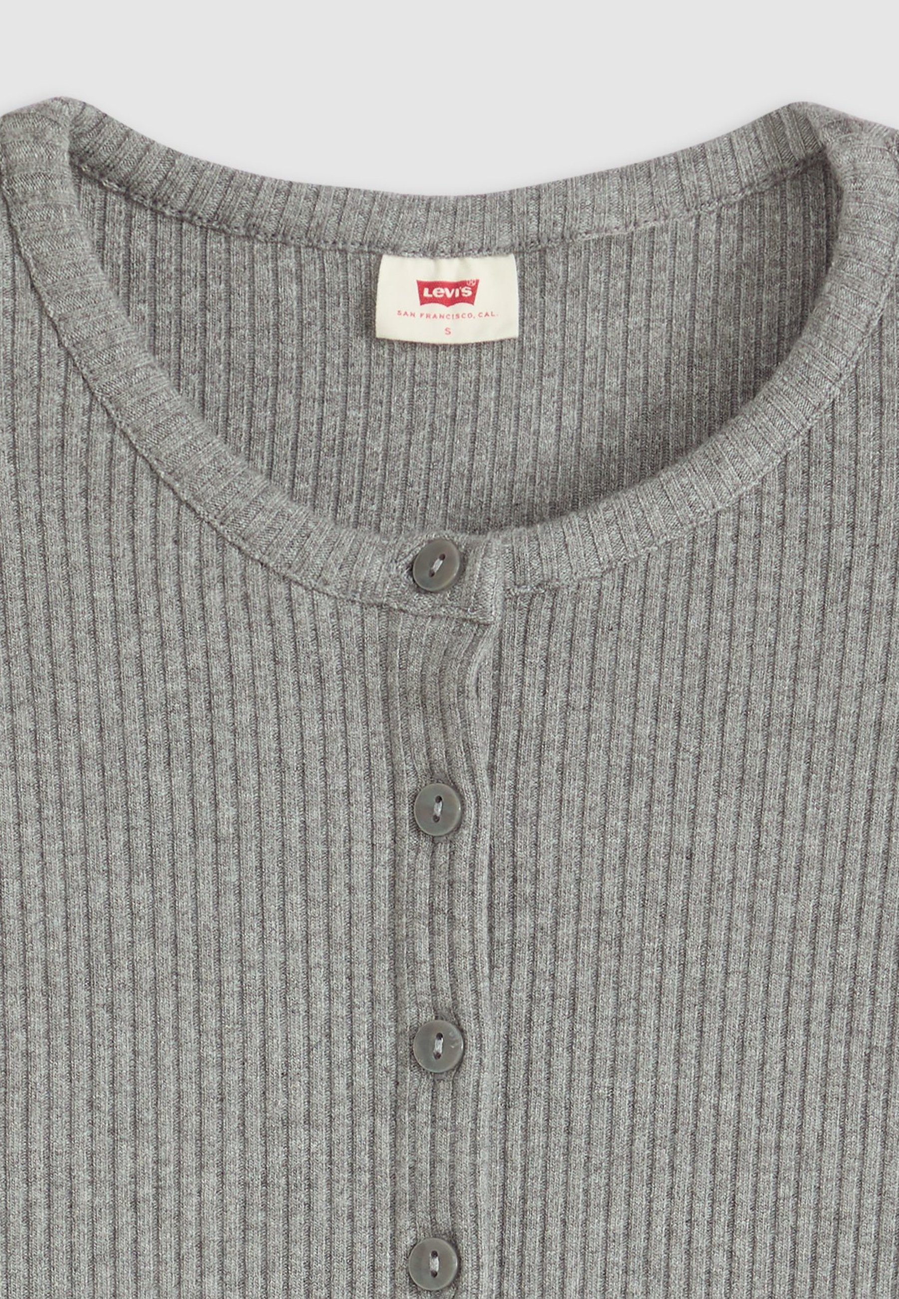 Levi's® RORY BUTTON UP - Top met lange mouwen - donkergrijs gemêleerd