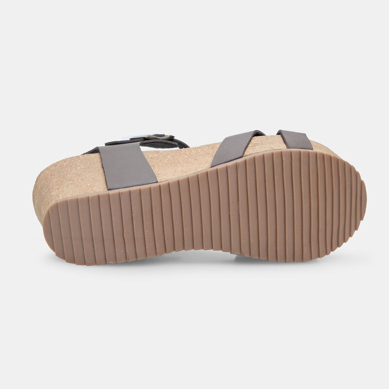 Sandały damskie BATA na koturnie 6 cm