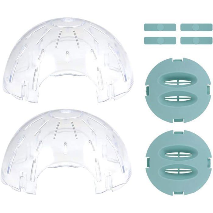 Hamsterrad 14 cm (Blau) Mehrfarbiges Laufrad für Nagetiere