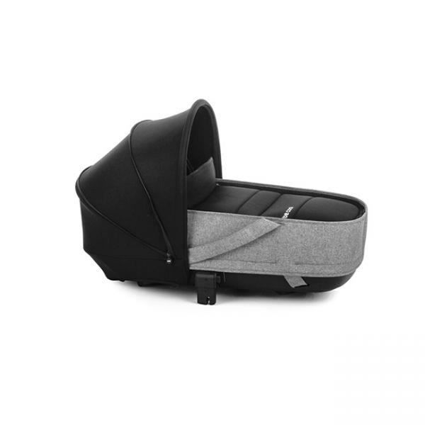 Berço Be Cool Be Solid Be Black para carrinho de bebê - preto