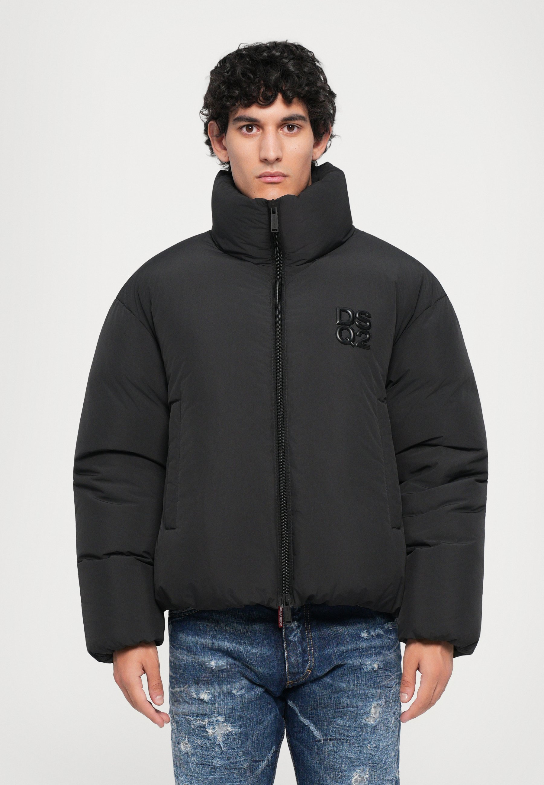 Dsquared2 BALL PUFFER - Pūkinė striukė - juoda