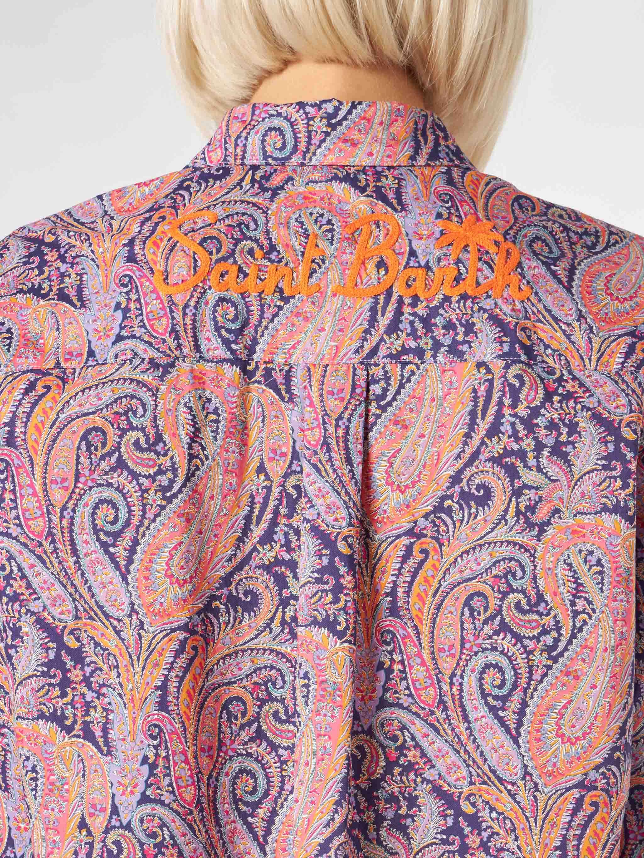 Brigitte katoenen shirt met Liberty bloemenprint | SPECIALE EDITIE