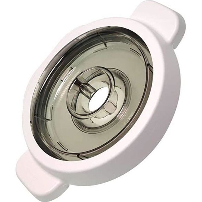Couvercle avec joint - MOULINEX - MS-8030000305 - Compatible Robot culinaire - Blanc - Accessoire