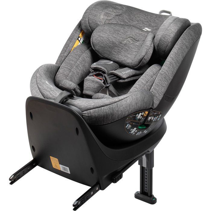 Silla de coche BABYAUTO Magna Plus - Grupo 0/1/2/3 - I-Size - 40/125 cm - Isofix - Giro de 360° - Reclinable - Gris