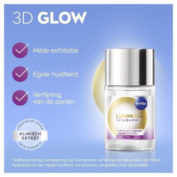 NIVEA Luminous630 Skin Glow tekutý zjemňujúci krém<br>100ml
