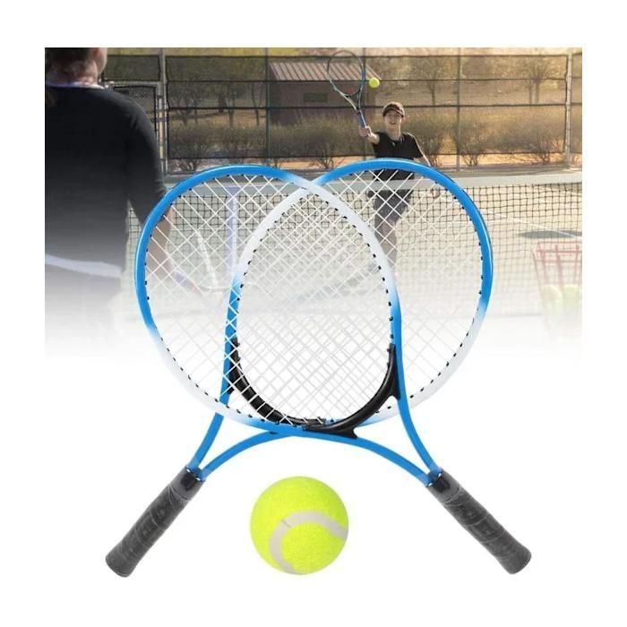 A tennis racket is the best starting piece of equipment for children.