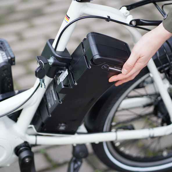 SideClick vervangingsaccu voor e-bike city, 12,8 Ah