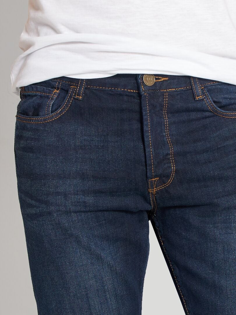 Calça jeans de corte regular tamanho L34 - azul índigo