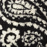 Borsa a secchiello in sherpa con stampa bandana