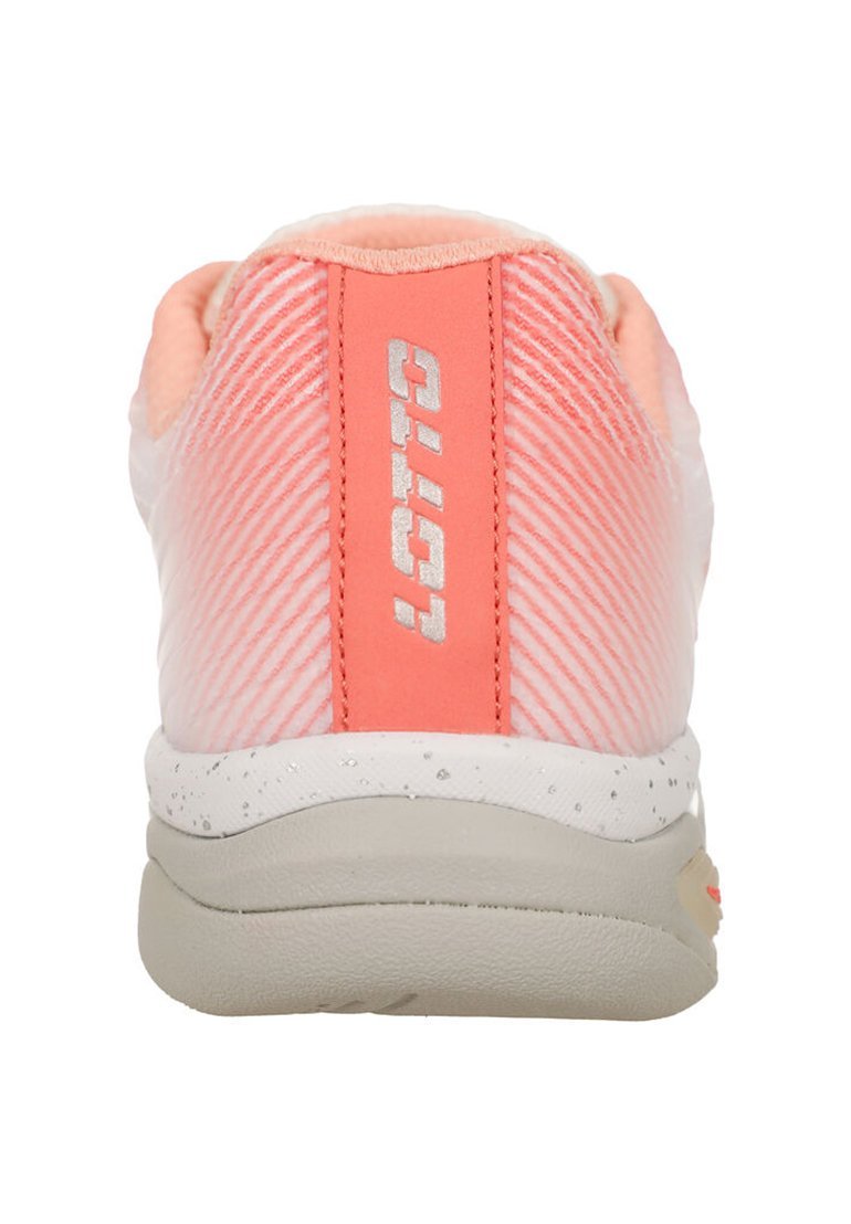 Lotto MIRAGE 300 - Chaussures de tennis multicourts - blanc/rose coquillage/pêche
