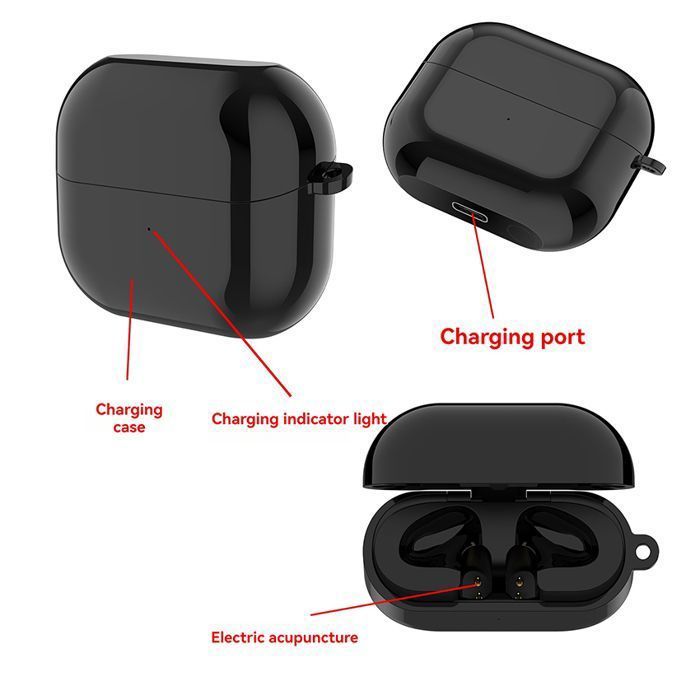 Oplaadcase voor Samsung Galaxy Buds3 R530 - Oplaadstation met koppelingsknop en USB-C - Accessoire voor draadloze oordopjes