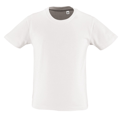 Camiseta De Manga Corta De Niño Cuello Redondo Acanalado Milo