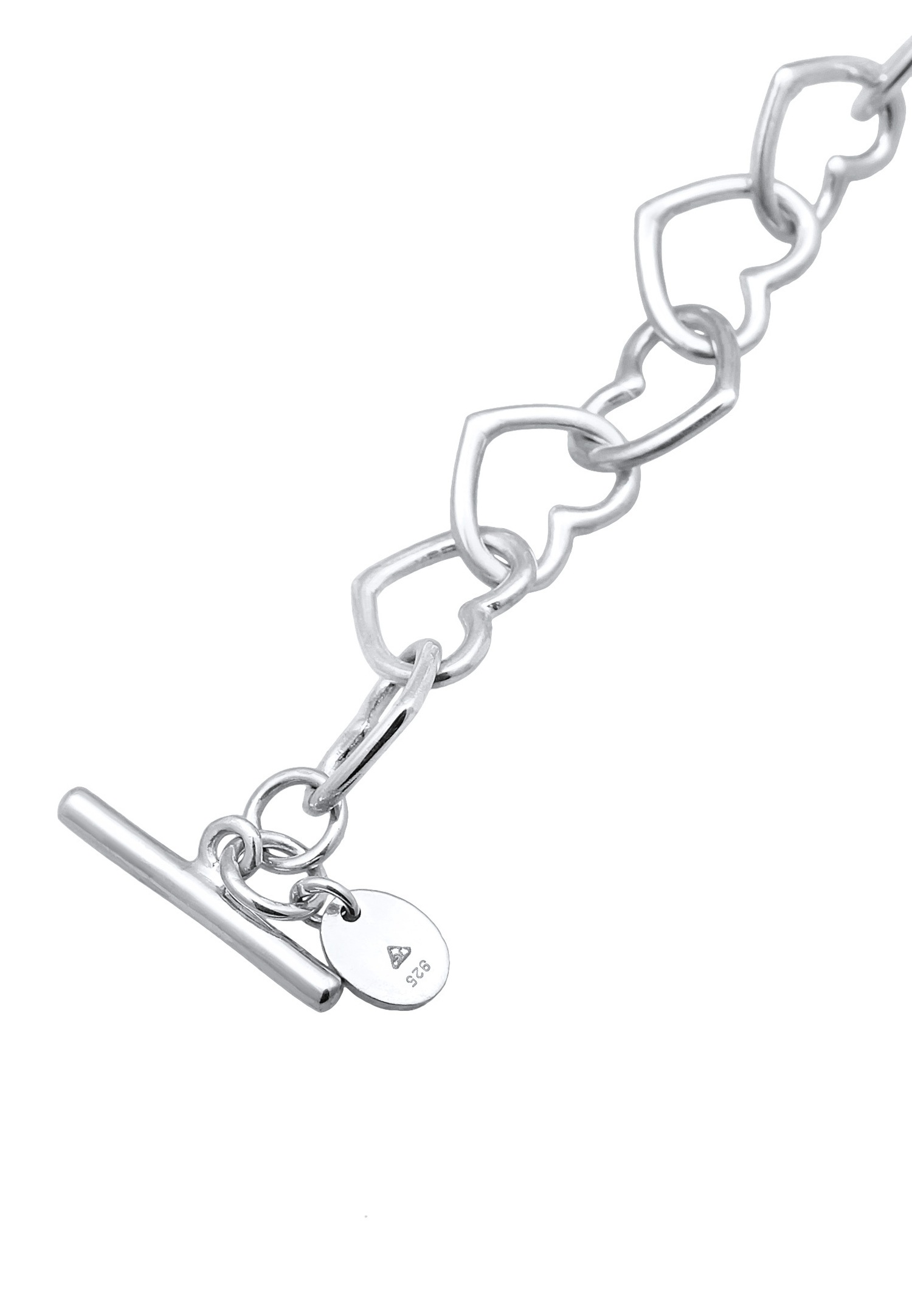 Elli PREMIUM Elli PREMIUM Bracelet Femmes Cœur Entrelacé Cut-Out en argent sterling 925