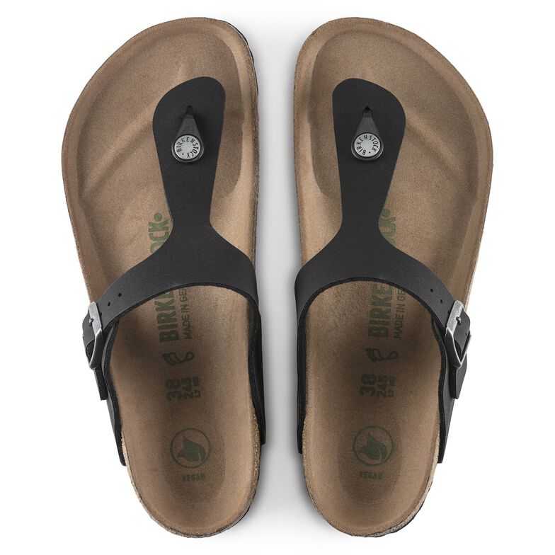 Gizeh vegan Birko-Flor Nubuck - Black Black