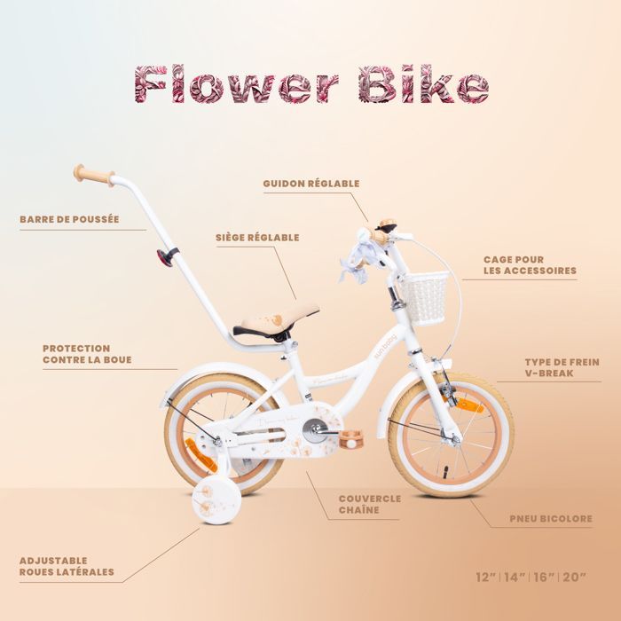 Children's Bicycle - Flower Bike - 14