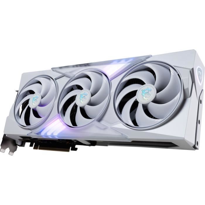 Graphics card - MSI - GAMING GEFORCE RTX 5080 16G TRIO OC WHITE NVIDIA 16 GB GDDR7