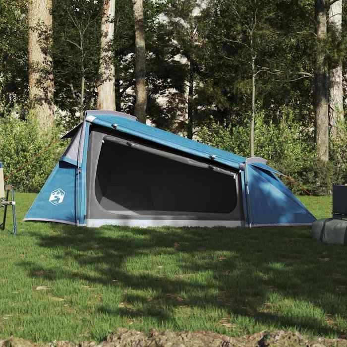 Camping tent - vidaXL - Tunnel 2-person - Waterproof - Blue - Lightweight and portable
