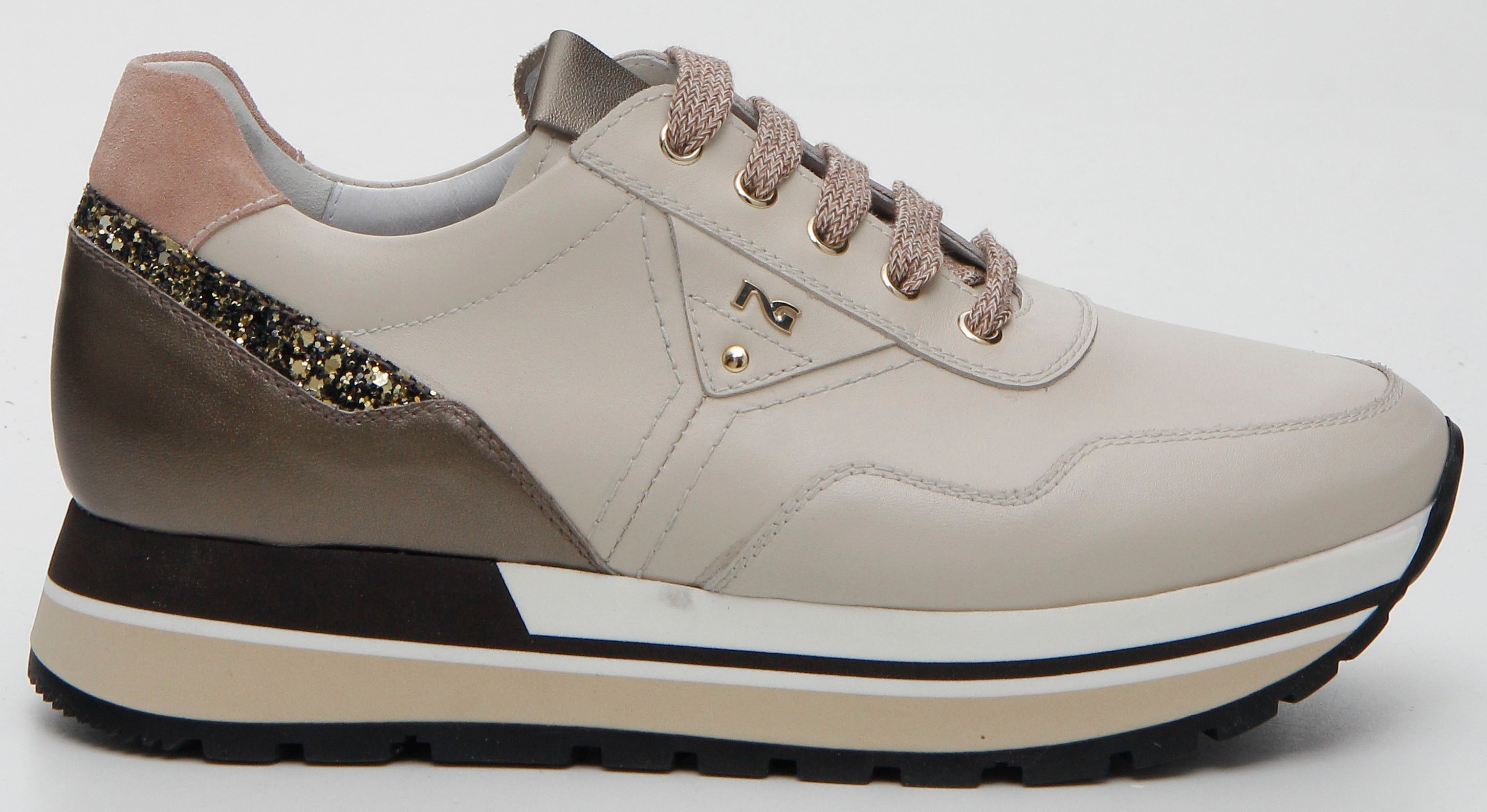  Damen-Sneaker aus Leder, Wildleder und Funktionsmaterialien