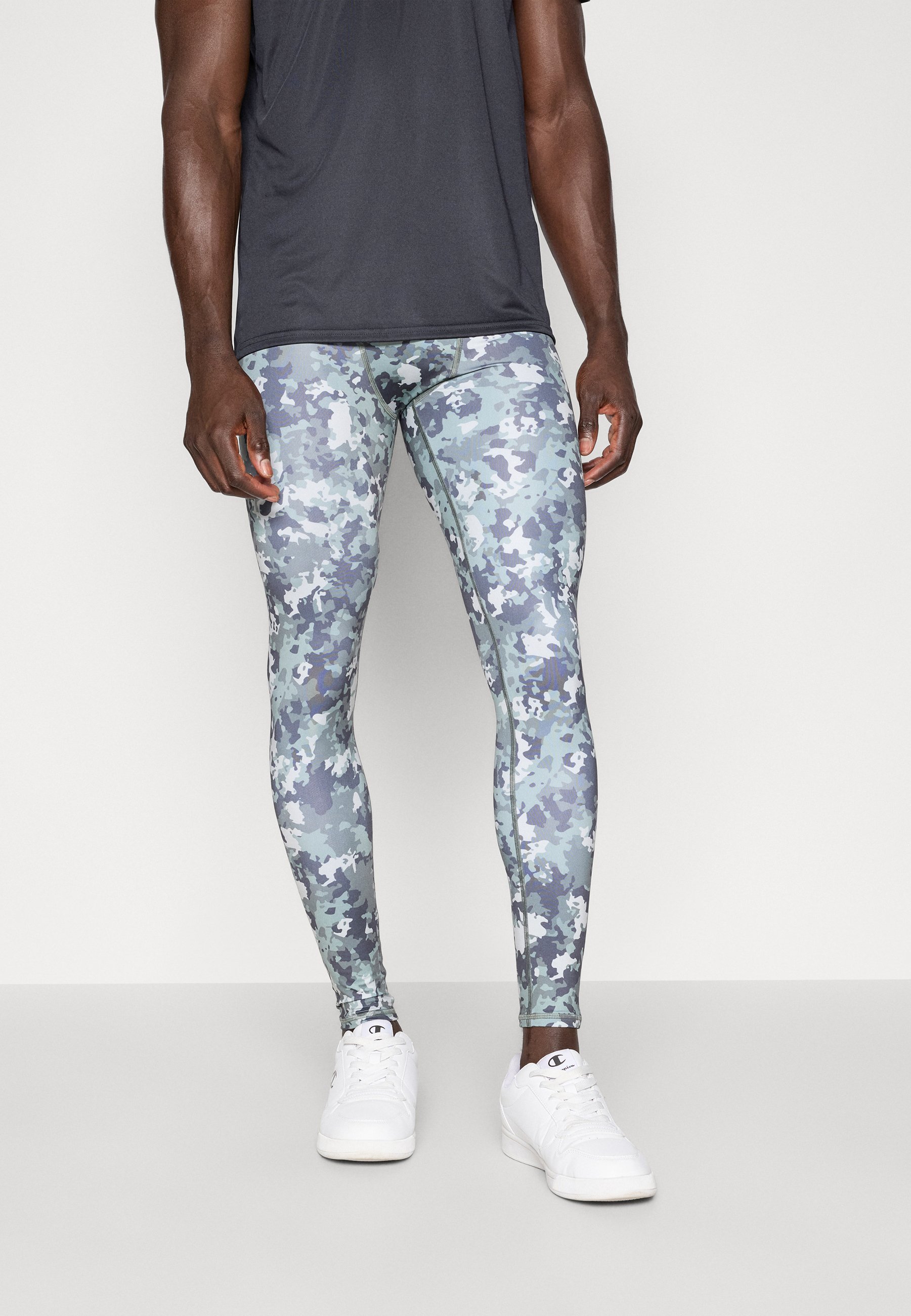Champion COMPRESSIELEGGINGS COMBAT - Leggings - groen/zwart