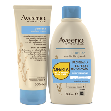 Aveeno Emollient -suihkugeeli Dermexa 200ml 300ml 200ml 300ml