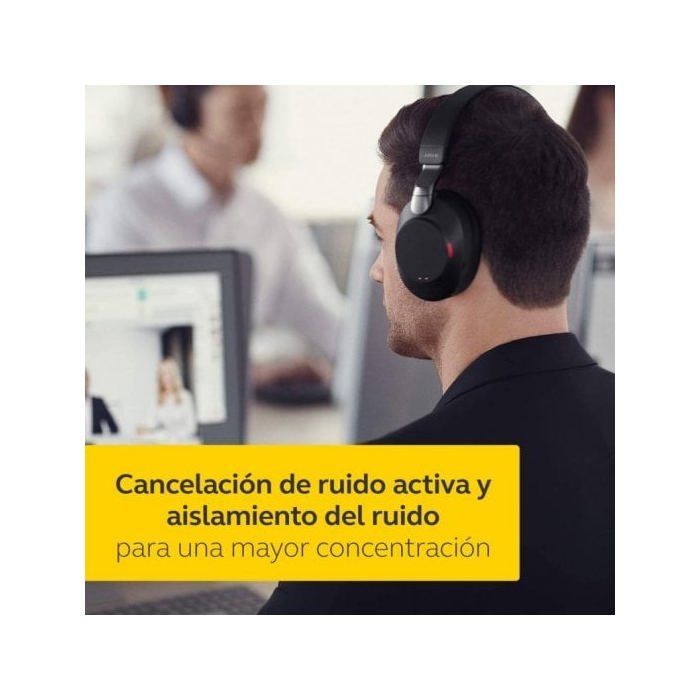 Casque sans fil - JABRA - Evolve2 85 - Stéréo - USB-A - Annulation active du bruit