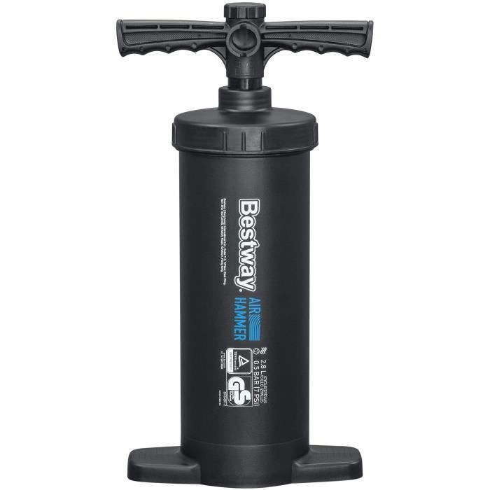 Kayak gonflable - BESTWAY - 65132 - Rapide X3 Hydro-Force™ - 381 x 100 cm, 3 places, 250 kg max, 2 pagaies, pompe