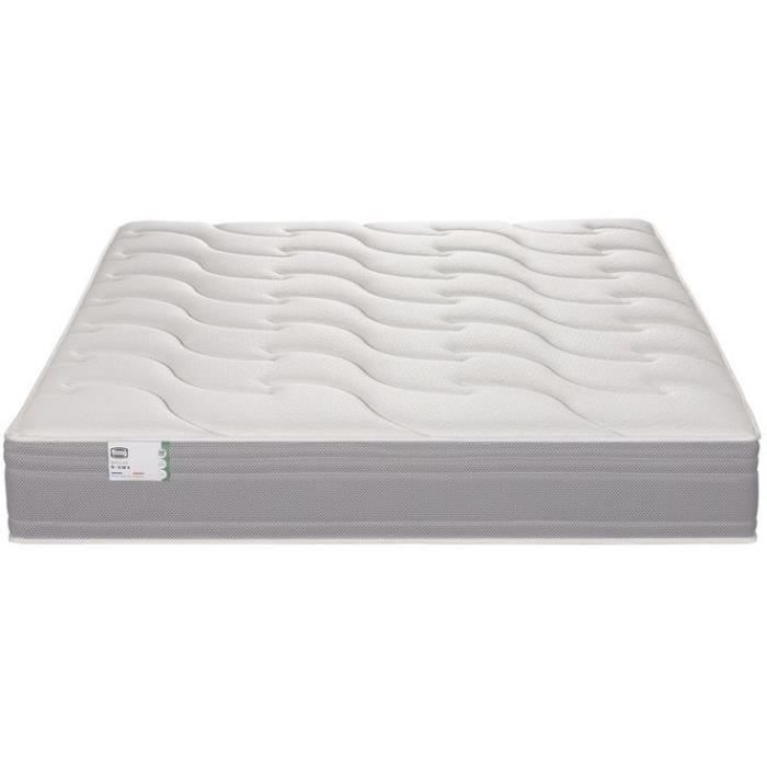SIMMONS - Conjunto doble de colchón de muelles ensacados + base de cama 2x80x200 cm - RSW4