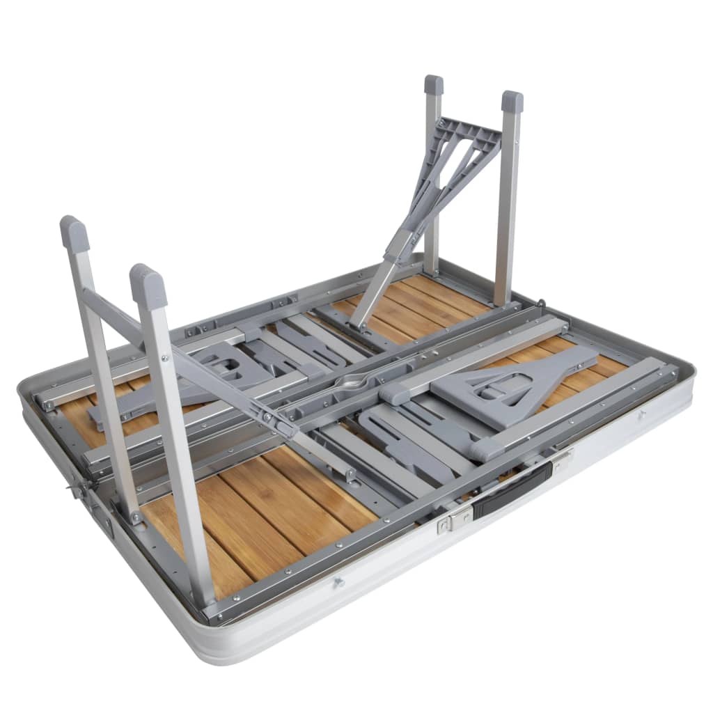 Set De Mesa De Picnic Plegable Bambú Bo-camp