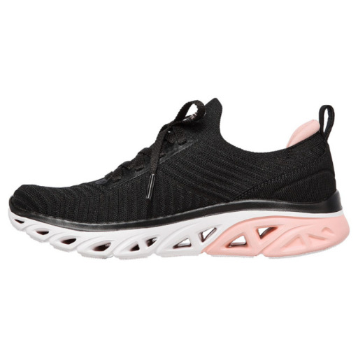 Skechers Glide Step Sport-level Up. Schwarz/Pink. 149553/bkpk.