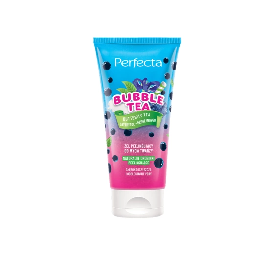 Perfecta Bubble Tea peelingujący żel do mycia twarzy 150ml