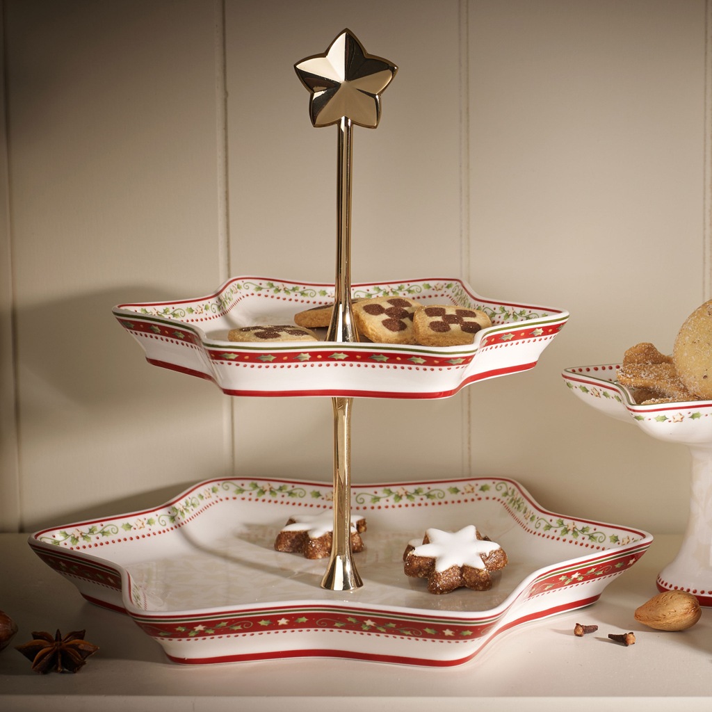 Présentoir à étages Villeroy & Boch Hulst Winter Bakery Delight - 1 pièce
