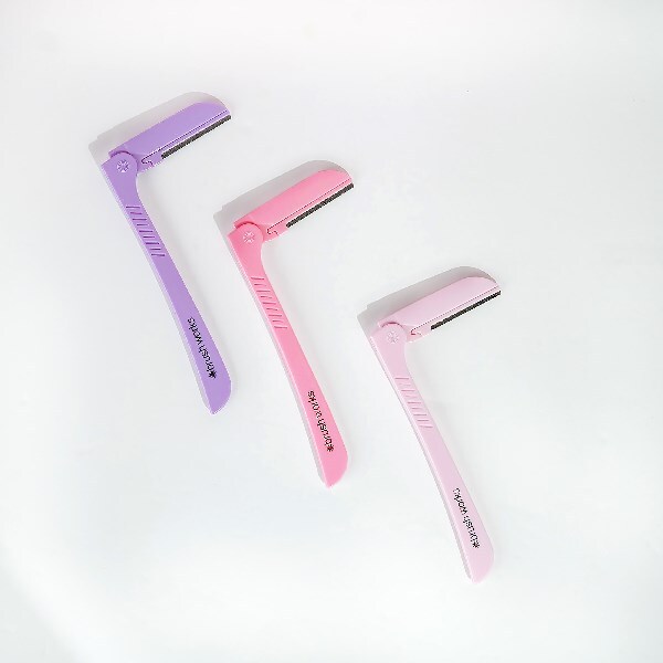 Navalha de precisão para sobrancelhas Brushworks (pacote com 3)