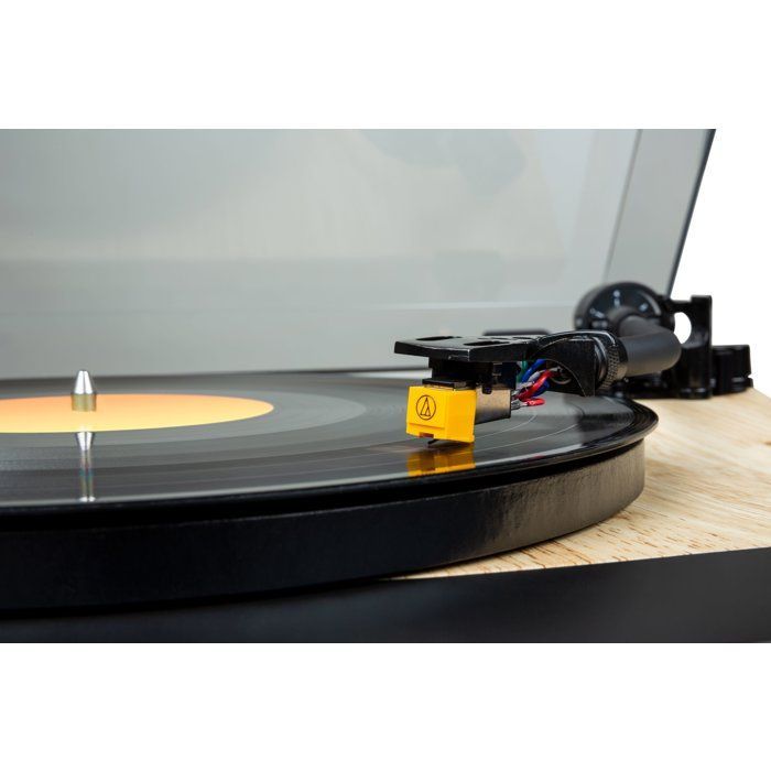 Giradischi - THOMSON - TT702 - 33 e 45 giri - Testina Audio Technica AT91 - Antiskating - Legno e nero