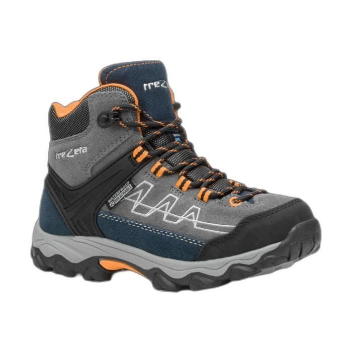 Chaussures de marche de randonnée enfant Trezeta Storm WP - grey/orange - 30