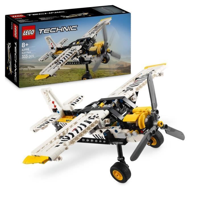 LEGO Technic 42198 L’avion de brousse - Jeu de construction pour garçon dès 8 ans