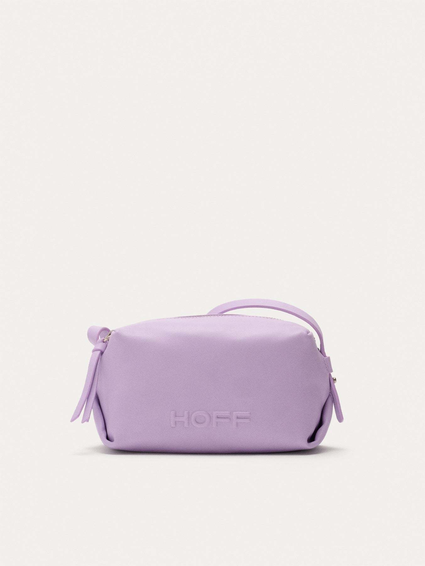 BANDOLERA PIEL HALL LILA