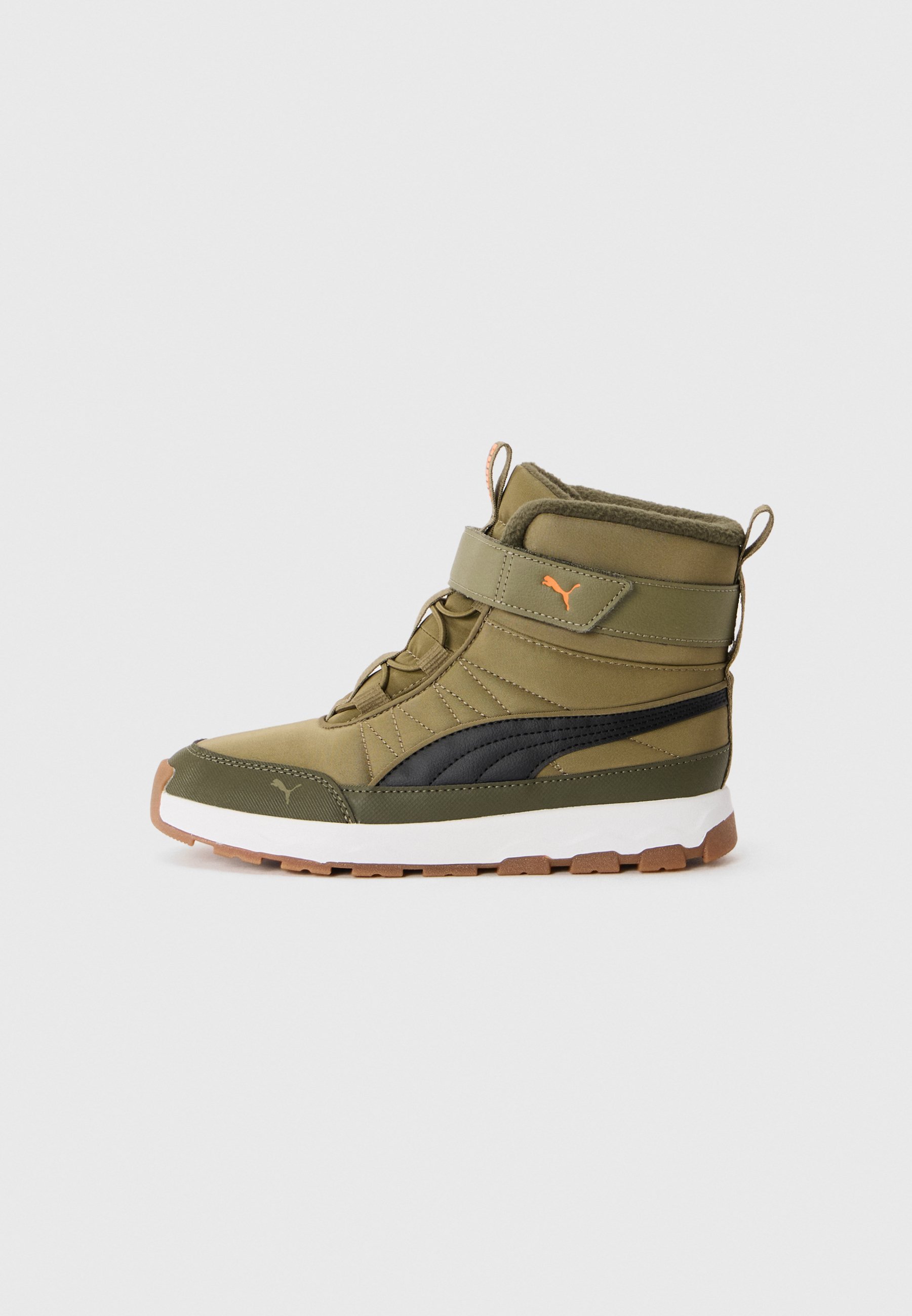 Puma EVOLVE UNISEX - Winterlaarzen - olijfgroen/zwart/oranje