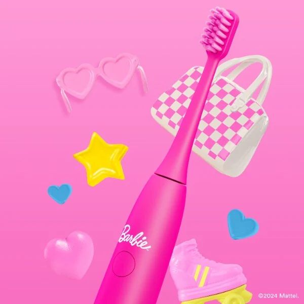 Cepillo de dientes eléctrico HiSmile rosa Barbie