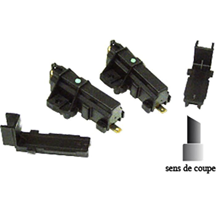 BALAI CHARBON TYPE: D/CESET 2PCS POUR LAVE LINGE INDESIT SIEMENS SIDEX CANDY - NF5946048