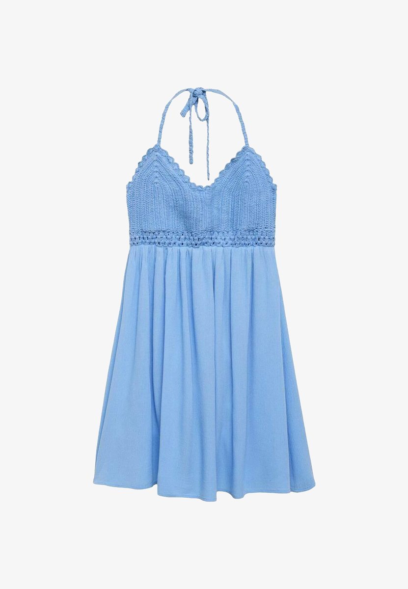 Robe Mango Kids Day - bleu clair