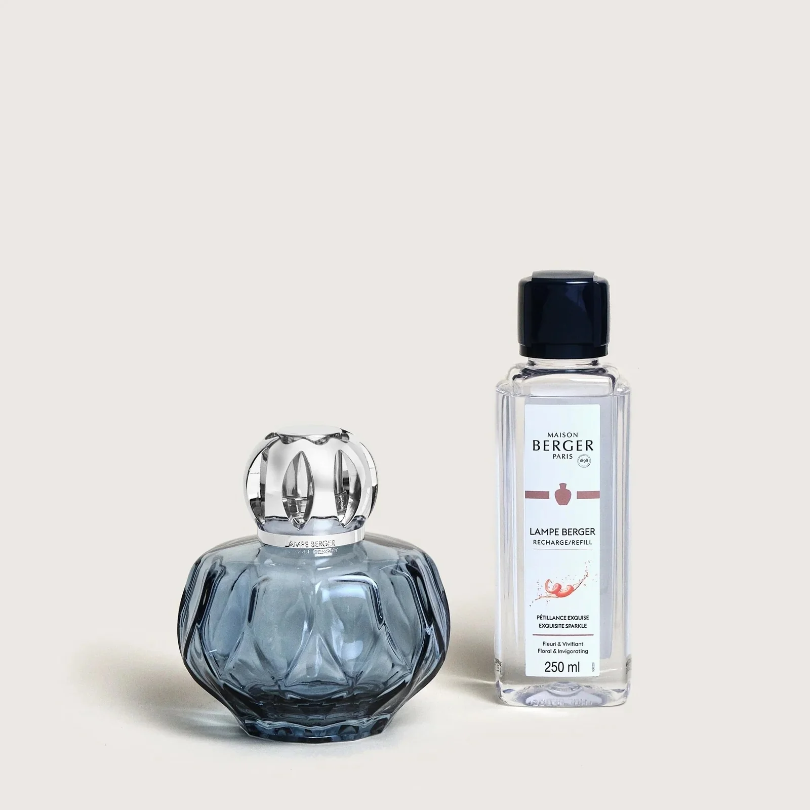 Lampe Cofanetto Rosalie Blu - Cofanetto con Lampada, Lampada Catalitica, Profumo per Lampada Catalitica