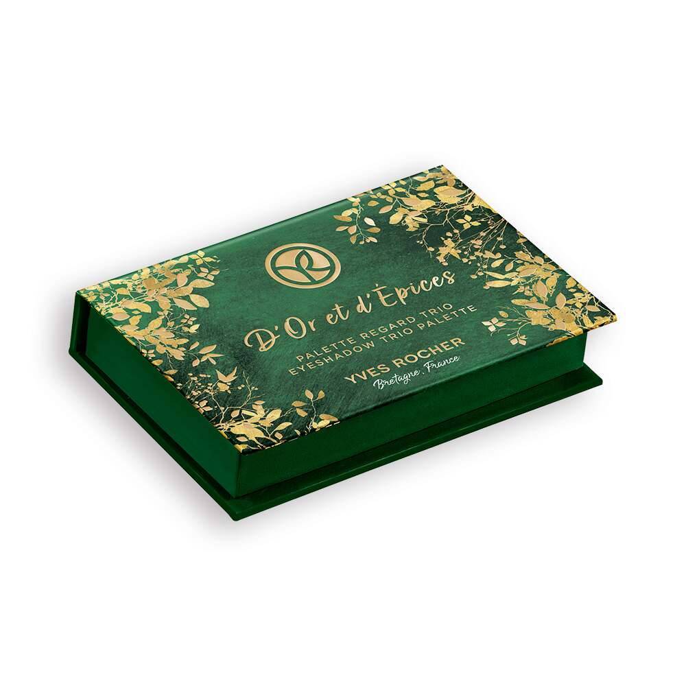 Lidschatten-Trio-Palette – Gold und Gewürze