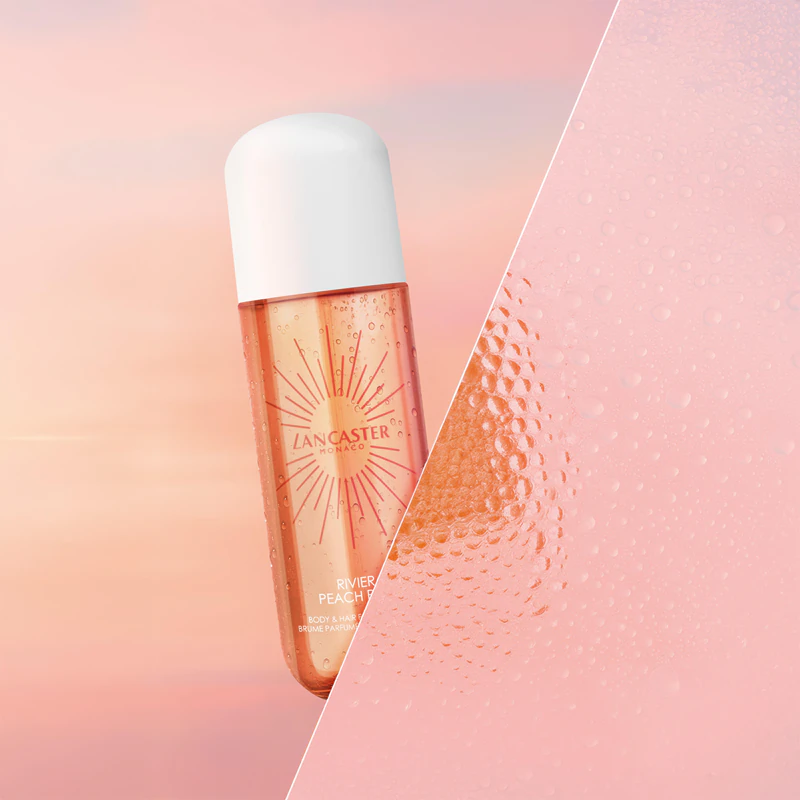 Lancaster Eau de Lancaster Haar- und Körperspray, Duftspray für Gesicht, Körper und Haar, Pfirsichparty