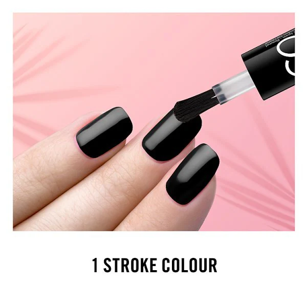 Rimmel 60 Secs Rita Shades Of Black Nagellack Svart