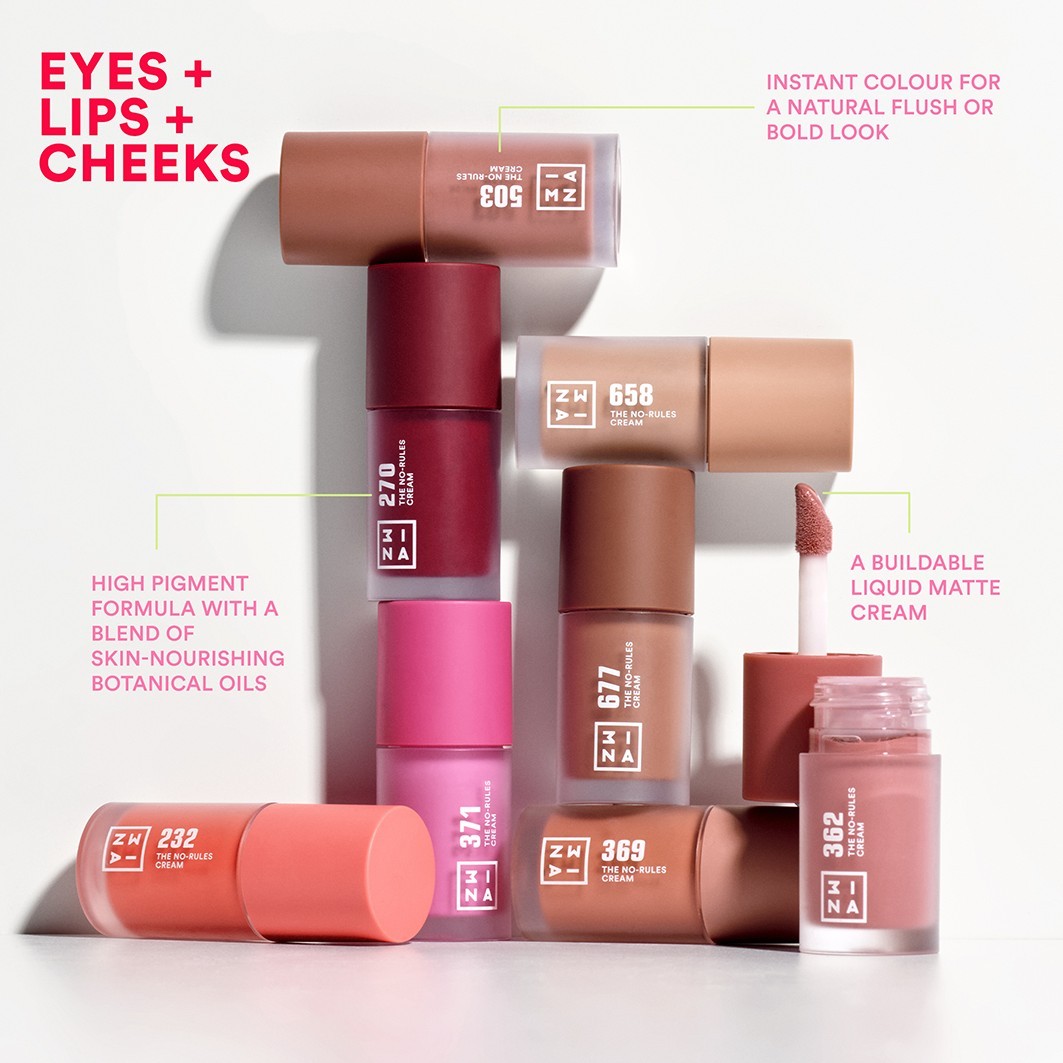 3INA Blush The No Rules krém – 8 ml