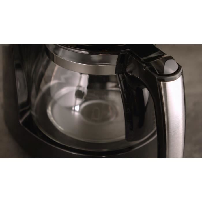 Macchina da caffè MELITTA - Enjoy Top in vetro nero/acciaio spazzolato 1017-04