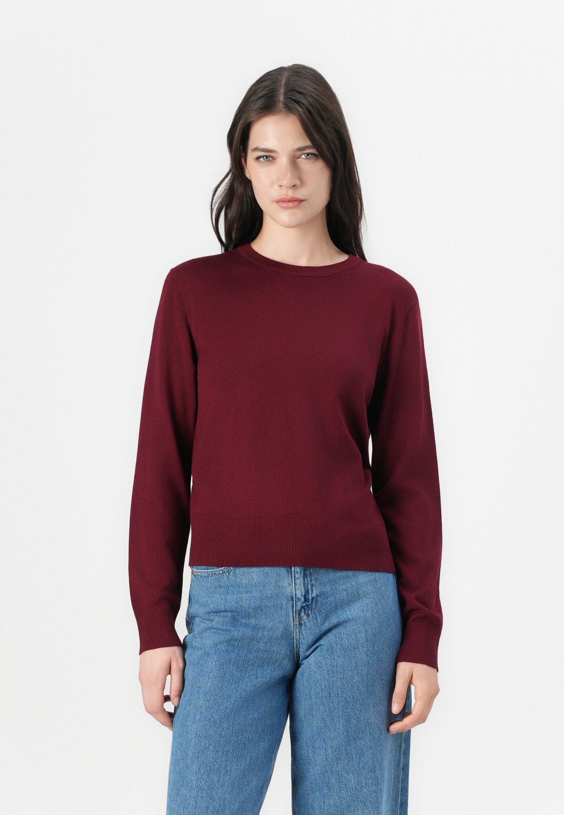 JJXX JXLAYLA COMFY CREW NECK - Jumper - Cabernet