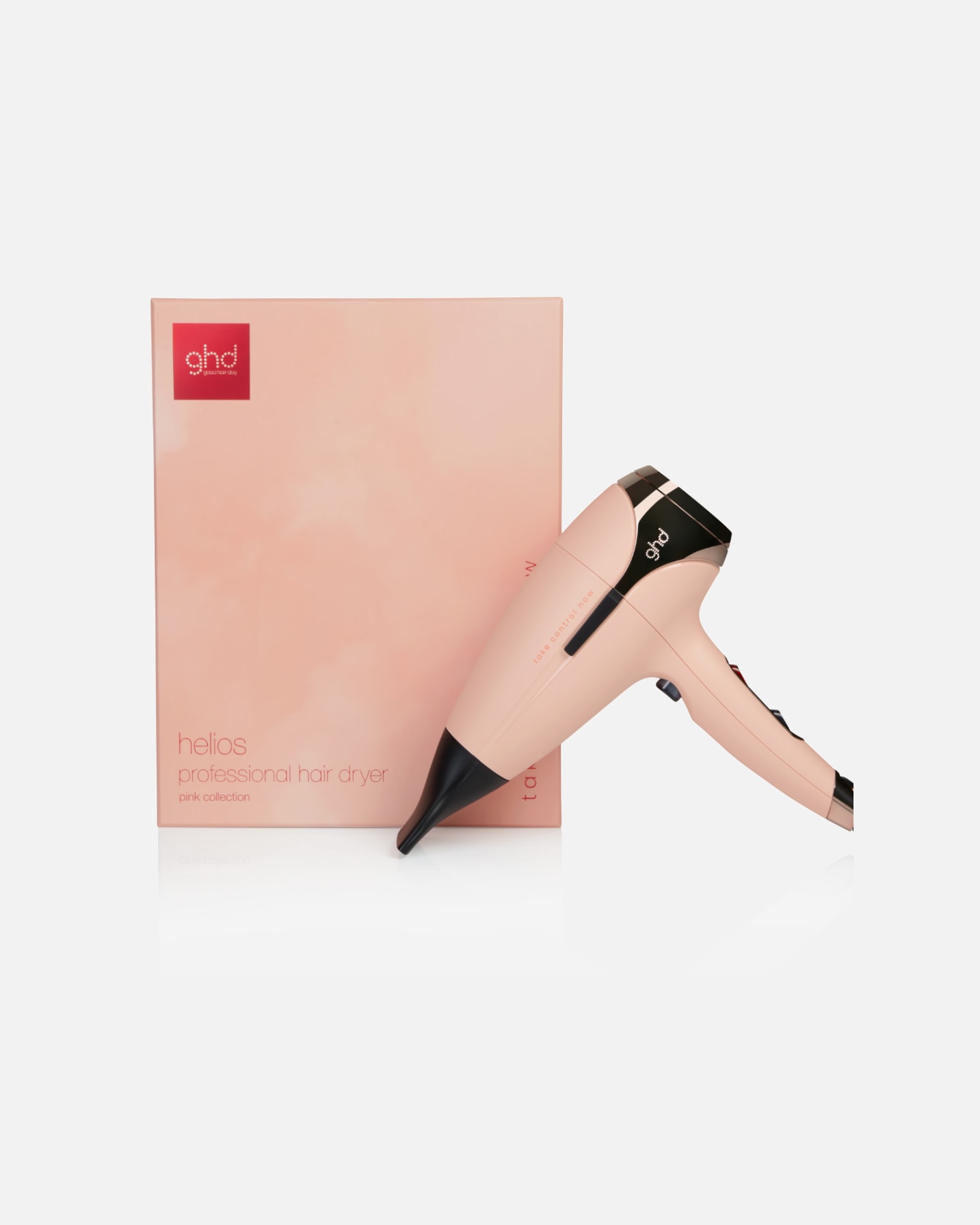 Asciugacapelli ghd Helios rosa della collezione Take Control Now - 1 pezzo
